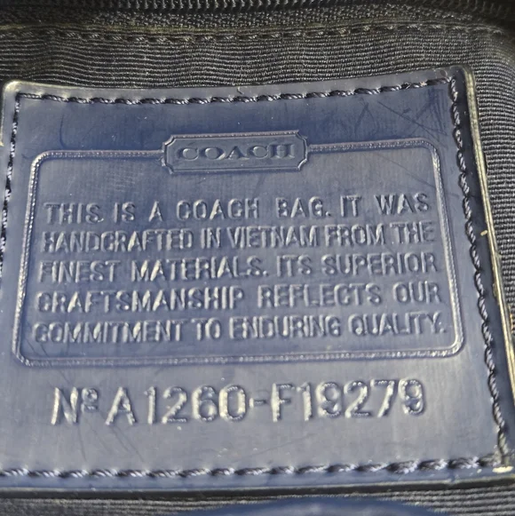 Coach Kyra Scarf Multicolor Patterned Backpack With Drawstring/Magnetic Closure - Picture 6 of 11